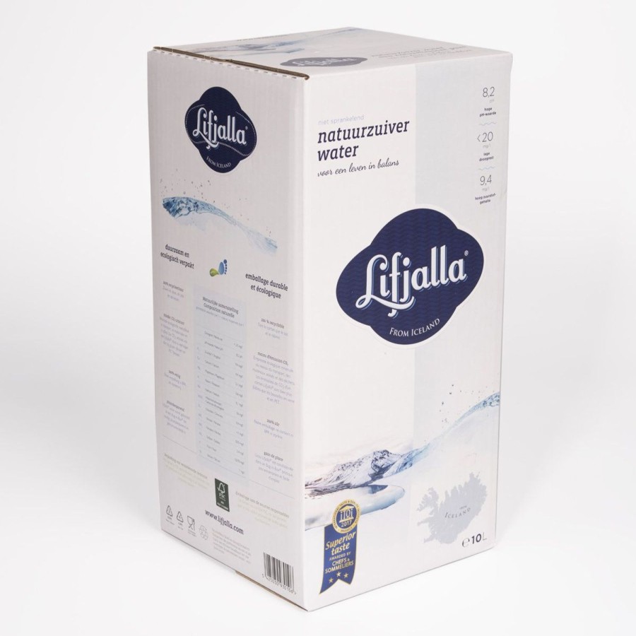 Naturaplaza Lifjalla Gletcherwater Bag-In-Box 10L Pallet 72 Stuks | Natuurzuiver Water