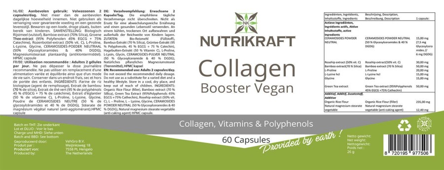 Naturaplaza Nutrikraft - Vegan Collageen Booster | Allround